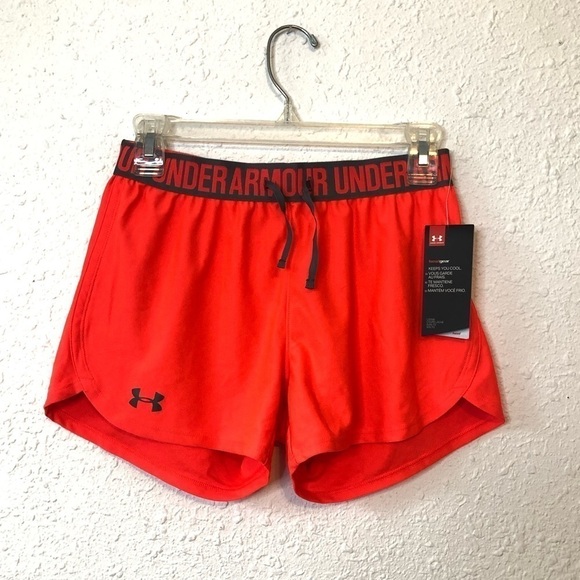 3/$25 🙌🏼 NWT Under Armour Neon Running Athletic Shorts XS - Picture 2 of 5